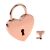 Rose Gold Locked in Love Padlock with Key (engravable)
