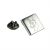Engraved Dog Head klapel Pin Badge (00961)
