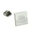 Ska Hat Design Engraved Square Lapel Pin Badge