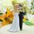 Couple Kissing and Posing in Frame Cake Topper (PF44)