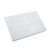 Book of Remembrance White Condolence Book with Silver Text