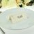 Ivory & Gold Heart Place cards - Pack of 50