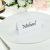 White & Pink Place cards (Pack of 50)