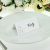 White & Silver Butterfly Design Place Cards (Pack of 50)