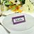 Pack of 50 New Design Purple Framed Place Cards