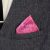 Swirling Hot Pink Personalised Pocket Square