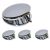 Engraved Ladies Wedding Role Round Handbag Mirror (engravable)