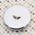 Black & Crystal Shoe Design Handbag Mirror (engravable)