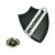 Black Groomsman Retro Stag Night Enamel School Badge