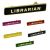 Rectangular School Pin Badge - Librarian