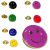 Happy Face 15mm Dia School Lapel Pin Badge