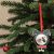 Personalised with photo Dog and Bone Design Metal Ornament Pendant Hanger
