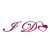 Glitter Sparkle Purple I Do Shoe Sticker
