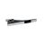 Silver Classic Tie Clip with Groove and Black Insert (DWC)