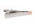 Rhodium & Rose Gold Plated Cuboid Design Tie Clip (engravable)