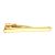 Gold Plated Tie Clip with Rounded Corners (engravable)
