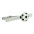 Black & White Football Design Tie Clip