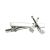 Crossed Rowing Oars Tie Clip