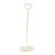 Golden Heart Swirl Table Number Holders (Pack of 12)