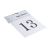 White Square Card Table Numbers 13-24