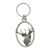 English Pewter Key Ring - Roaring Stag