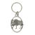 English Pewter Key Ring - Wild Boar