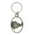 English Pewter Key Ring - Devils Pig Boar