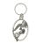 English Pewter Key Ring - Falcon bird on glove