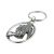 English Pewter Key Ring -  Hawk bird on glove