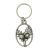 English Pewter Key Ring - Oak Leaves