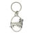 English Pewter Key Ring - Dachshund Dog