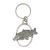 English Pewter Key Ring - Common Carp Fish