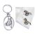 English Horse Design Pewter Cufflinks & Keyring Set