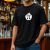 Apple Pi Design Mens Black T Shirt