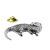 Otter Pewter Lapel Pin Badge in pewter