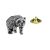Bear English Pewter Lapel Pin Badge