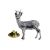 Roebuck English Pewter Lapel Pin Badge