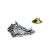 Devil Pig (Boar) English Pewter Lapel Pin Badge