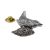 Wren Bird English Pewter Lapel Pin Badge