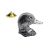 Ducks Head English Pewter Lapel Pin Badge