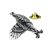 Black Grouse Bird English Pewter Lapel Pin Badge