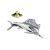 Sailfish (Like Marlin) fish fishing English Pewter Lapel Pin Badge