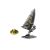Windsurfer English Pewter Lapel Pin Badge