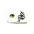Skier, Skiing Pewter Lapel Pin Badge