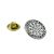 Large Dartboard English Pewter Lapel Pin Badge