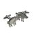 English Made Wild Boar Pewter Cufflinks