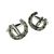 English Made Pewter Cufflinks Horseshoe