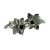 English Made Pewter Cufflinks Welsh Daffodil Flower