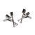 Garden Pitch Fork Pewter Cufflinks