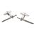 Viking Sword Pewter Cufflinks